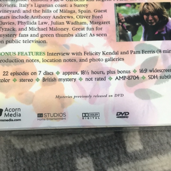 Rosemary and Thyme Complete Series One 1-3 DVD set Acorn Media New - Picture 4 of 6